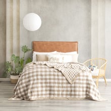 Gingham Cotton Blanket